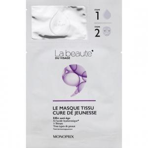 Anti-ageing facial fiber mask with vitamin C serum